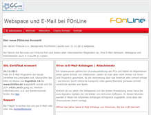 Tablet Screenshot of fonline.de